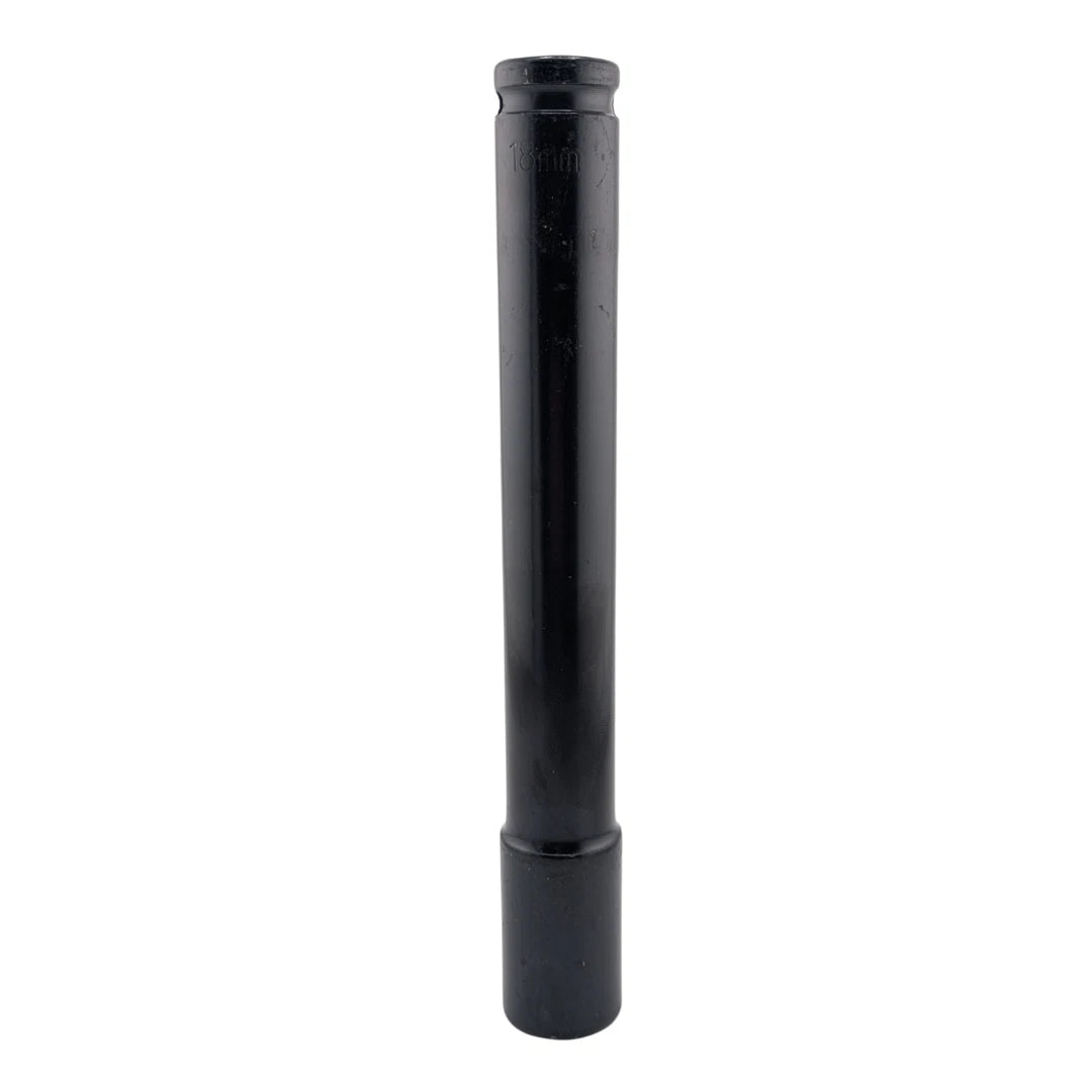 Deep 20cm Long Impact Socket with 1/2" Drive CR-V Steel 18mm