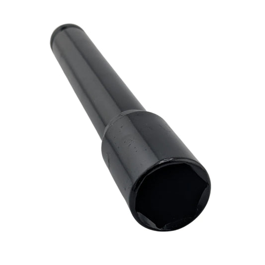 Deep 20cm Long Impact Socket with 1/2" Drive CR-V Steel 24mm