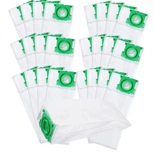 24 Pack Cylinder Vacuum Cleaner Bags for Sebo K1 K3 Series, Large Dust Capacity