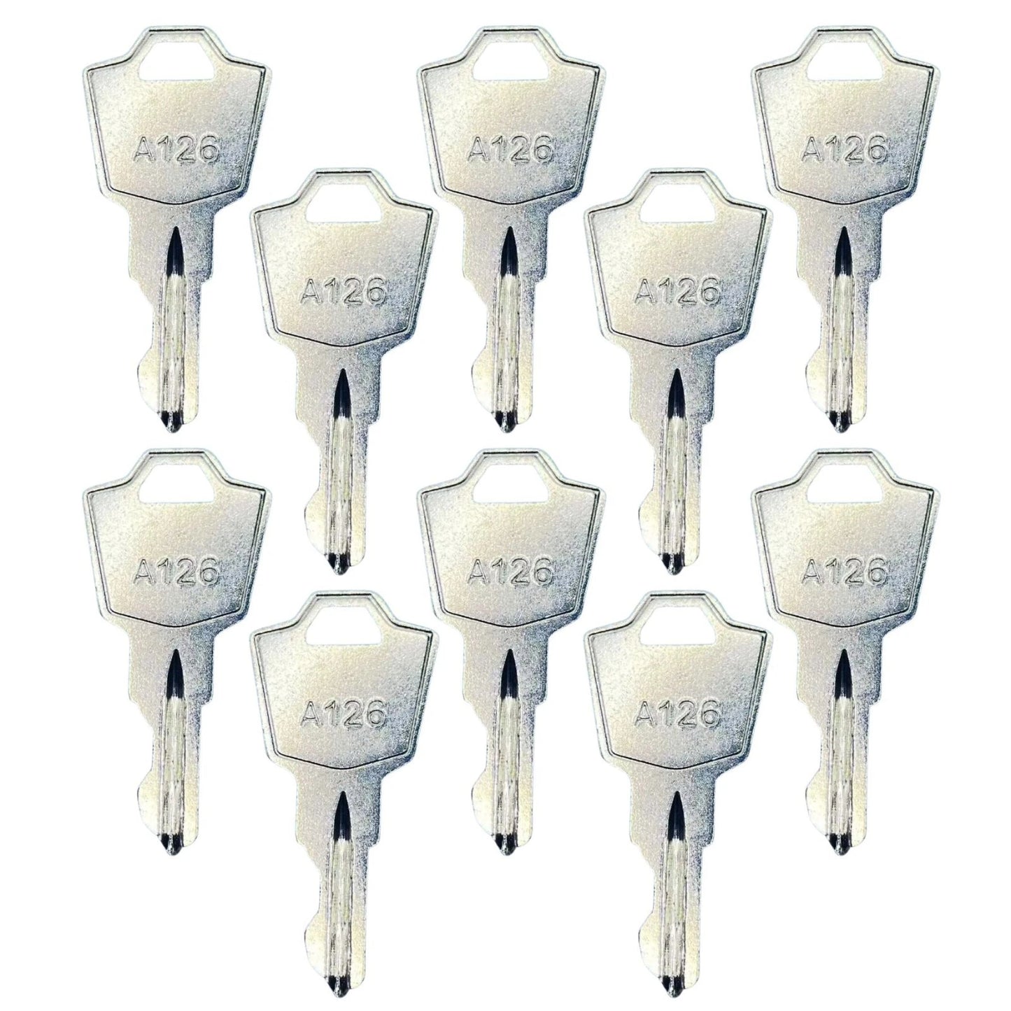 10pcs A126 Replacement Keys for APEM, KAC, ELEDIS Switch, JD Start Key