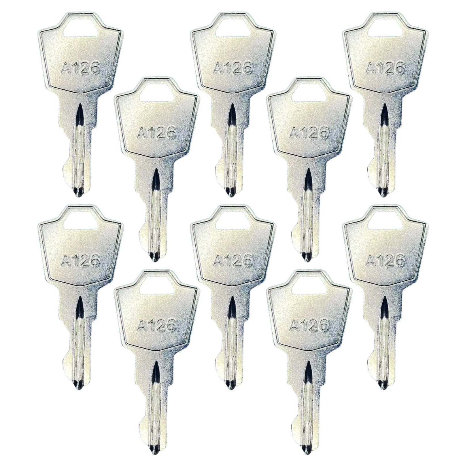 10pcs A126 Replacement Keys for APEM, KAC, ELEDIS Switch, JD Start Key