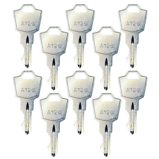 10pcs A126 Replacement Keys for APEM, KAC, ELEDIS Switch, JD Start Key