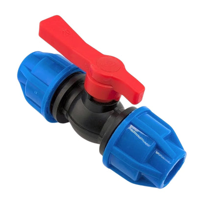 Stop Tap Valve 20mm PE Ball Valve Water Pipe Compression End Fitting