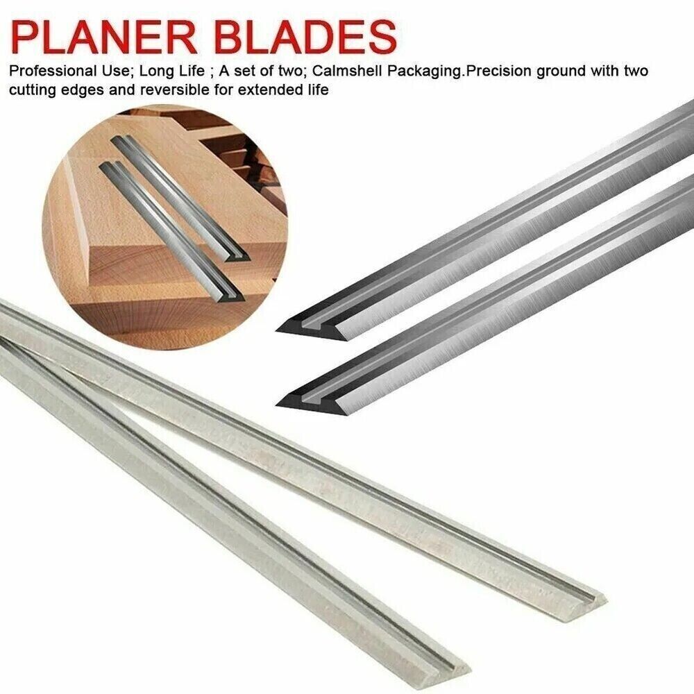 2x Planer Blades for Milwaukee 2623-20 M18 HSS - Reversible