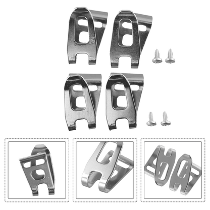 4X Heavy Duty Belt Clip Hooks for Makita DHP480 DHP482 HP457 HP347 TD127 TD126