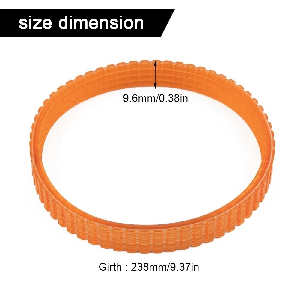 2pc 1900B Electric Planer Drive Belt 9.6mm Width PU Driving Belt