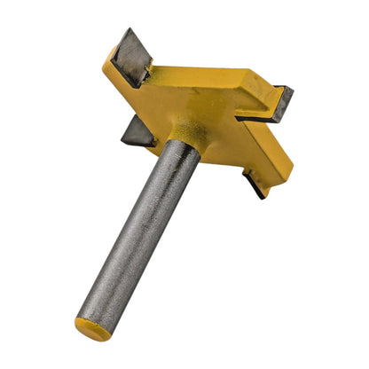 4-Wing 40mm Planing Spoilboard Surfacing Router Bit 1/4" Shank, 1/4" Cut Depth