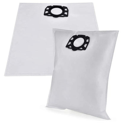 12pcs KFI 357 Filter Bags for Karcher Wet & Dry Vacuum & Carpet Cleaners Models