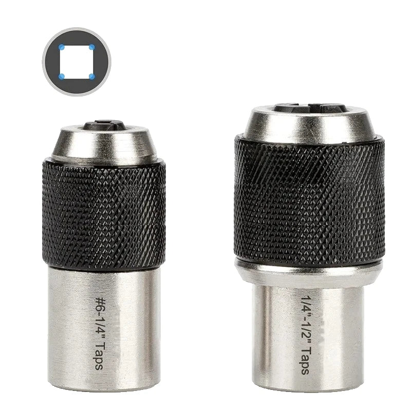 2pcs Adjustable Holder Jaws 3/8" Drive Tools for 3-12mm Tap Reamer Extractors