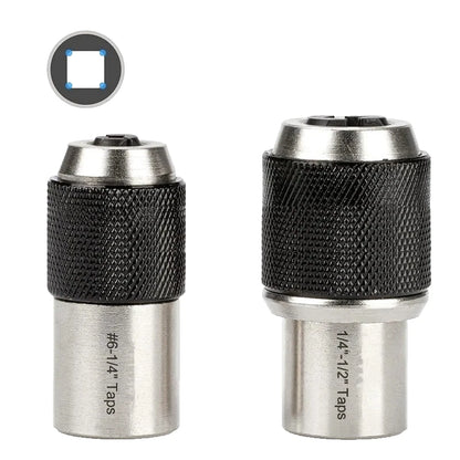2pcs Adjustable Holder Jaws 3/8" Drive Tools for 3-12mm Tap Reamer Extractors