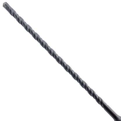 2pcs SDS Plus Hammer Drill Bits 6mm x 200mm Tungsten Cross Tip Impact Bits