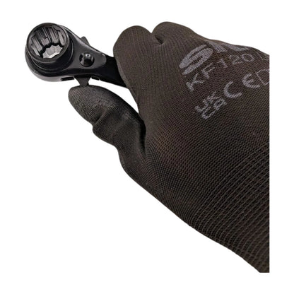 14 x 17mm Hexagon Scaffold Podger Ratchet Spanner Ratcheting Socket Wrench Tool