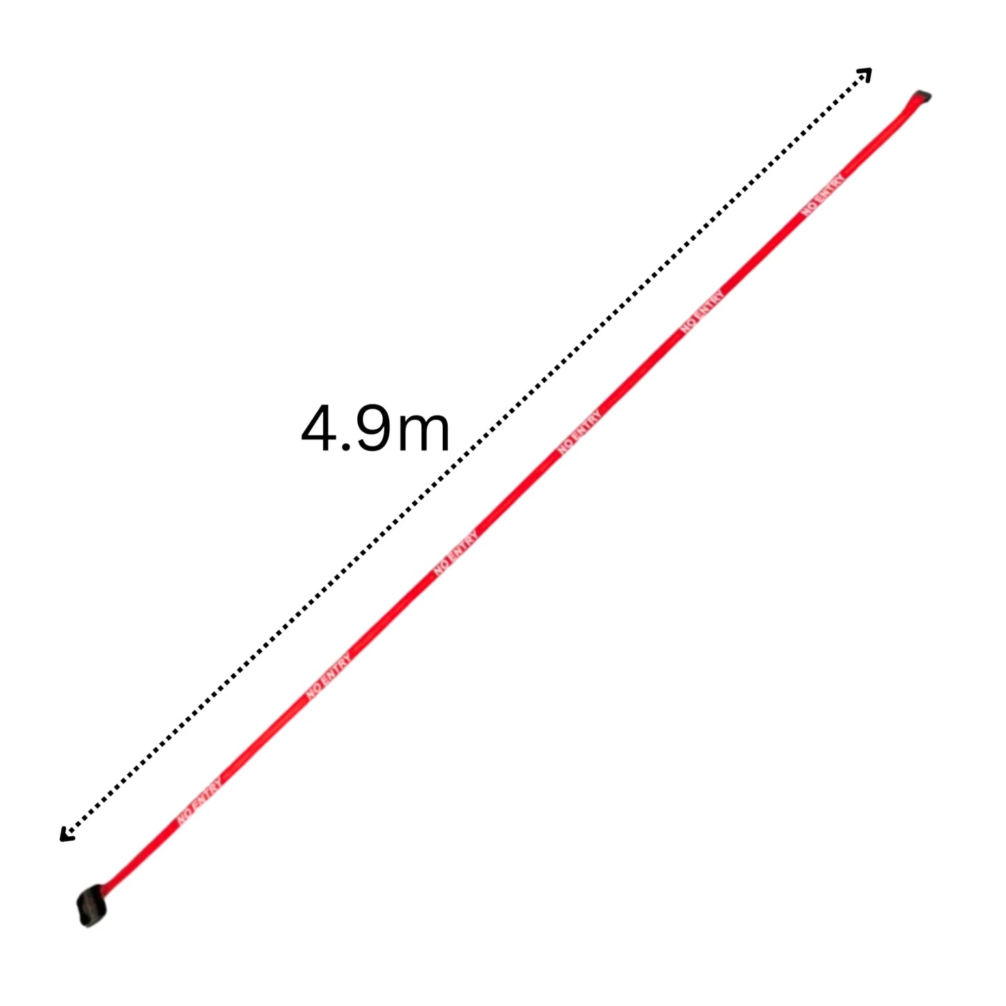 4.9m Wall Mounted Retractable NO ENTRY Barrier Belt Warehouse Factory Work Safe
