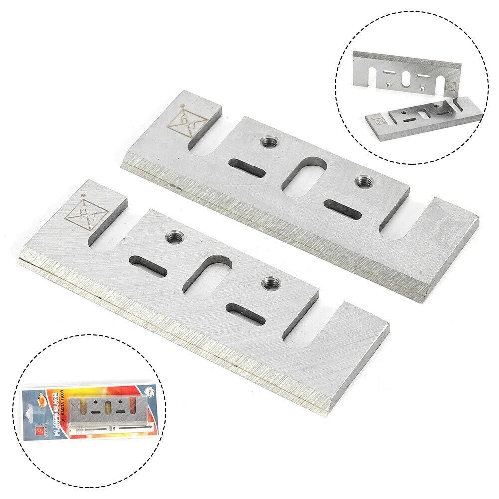 2 Pack of HSS Planer Blades Knives for DeWalt DCP580 18V 82mm