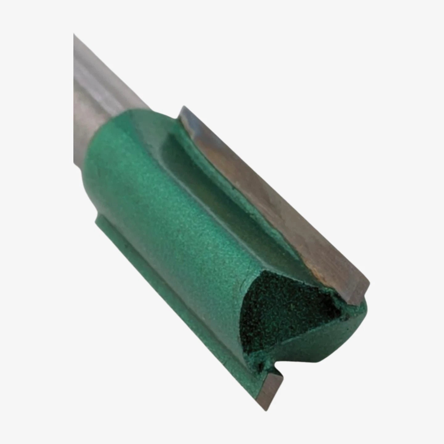 Tungsten Carbide Straight Router Bit, Two Flute, 1/4" Shank, 10mm Dia, 25mm Cut