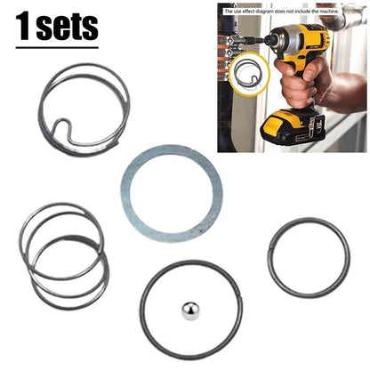 6pc Replacement Spring and Ball Bearing Kit for DeWalt 20V Impact Driver Bit Holder DCF885 DCF886 DCF887 DCF888 - N016823 N019351 N053863 N078434 N089668