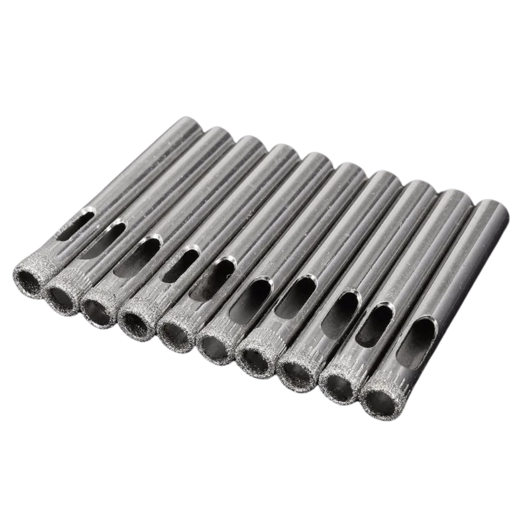 10PCS 7mm Diamond Coated Hole Saw Drill Bits for Glass Ceramic Tile Marble Rock