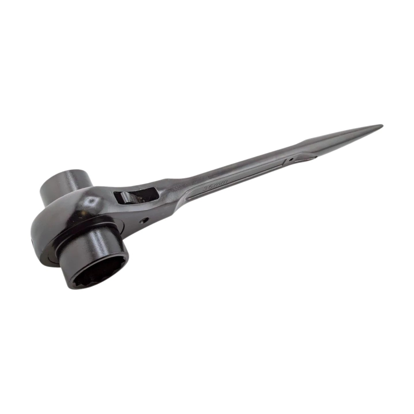 30 x 36mm Hexagon Scaffold Podger Ratchet Spanner Ratcheting Socket Wrench Tool