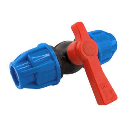 Stop Tap Valve 20mm PE Ball Valve Water Pipe Compression End Fitting
