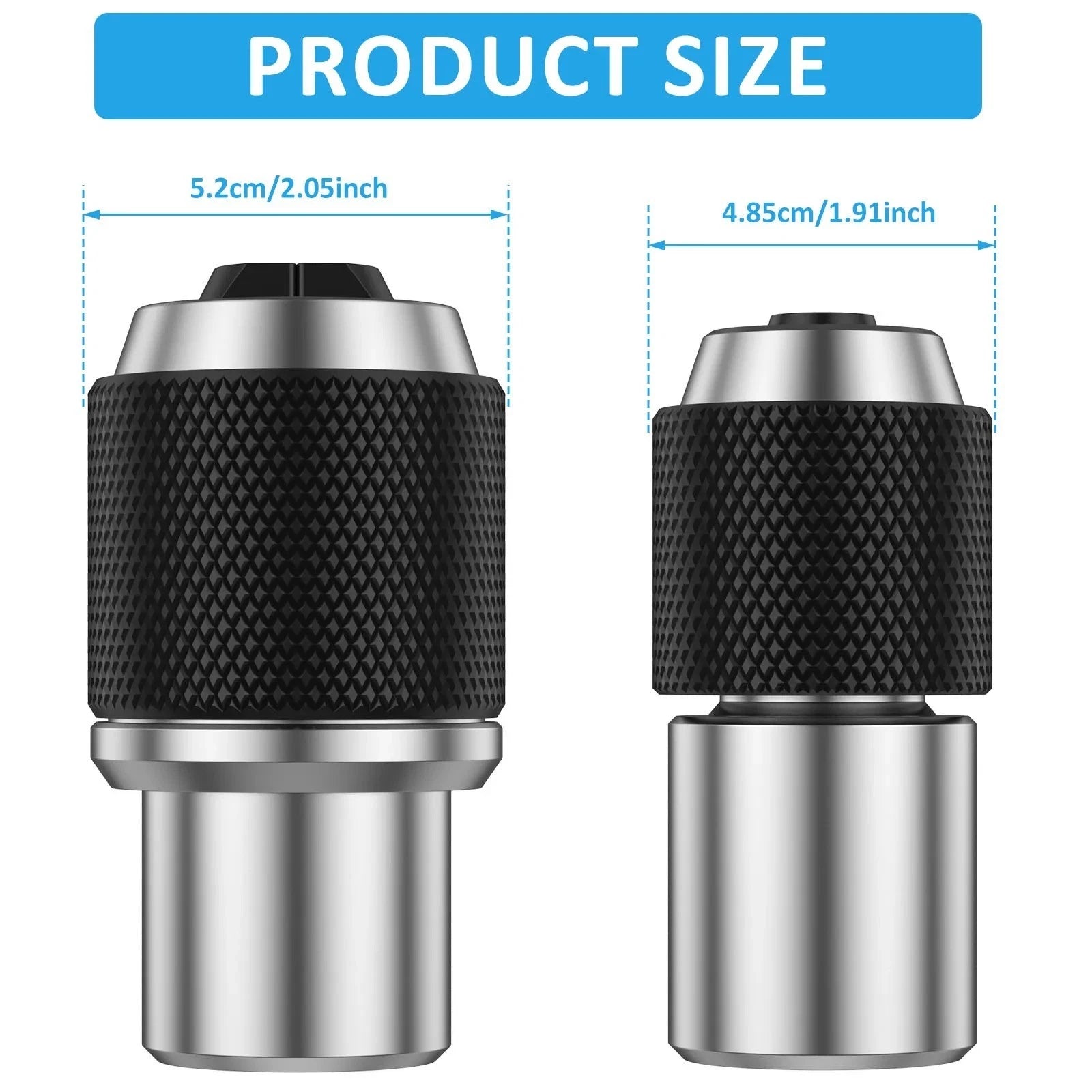 2pcs Adjustable Holder Jaws 3/8" Drive Tools for 3-12mm Tap Reamer Extractors