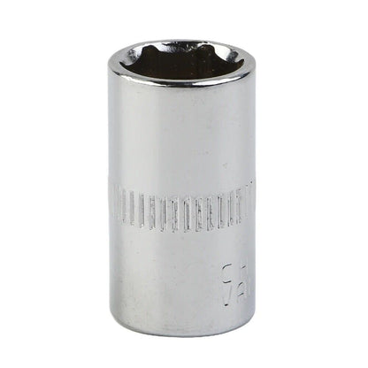 4Pcs 1/4-inch Drive 10mm Cr-V 6-Point Shallow Socket 25mm Length