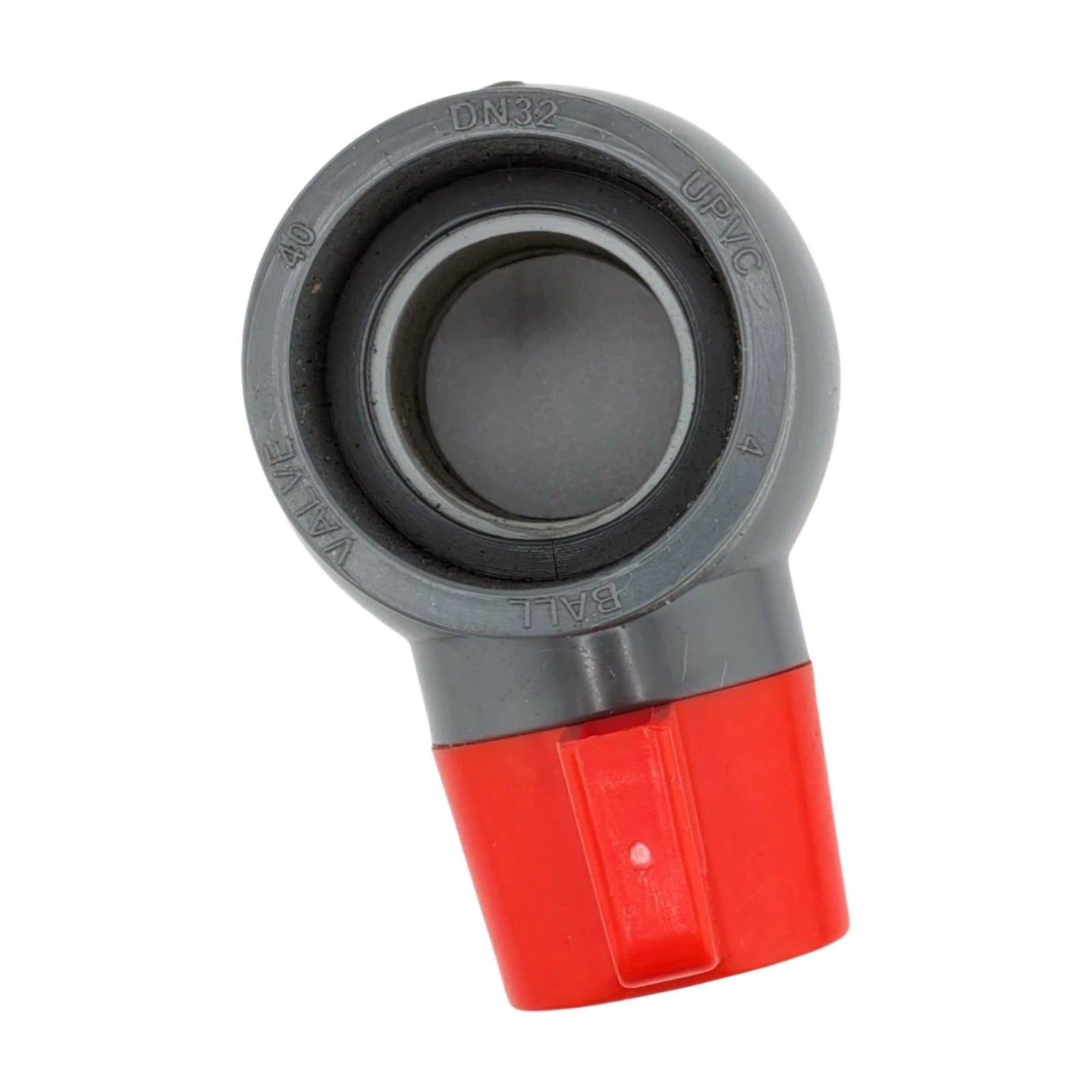 40mm Grey PVC Ball Valve, Slip Connection Pipe Isolation Valve for Water Supply