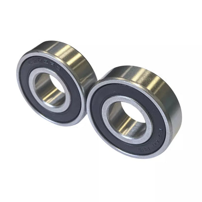 2pcs 6202RS Rubber Sealed Bearings - 15mm ID x 35mm OD x 11mm Width