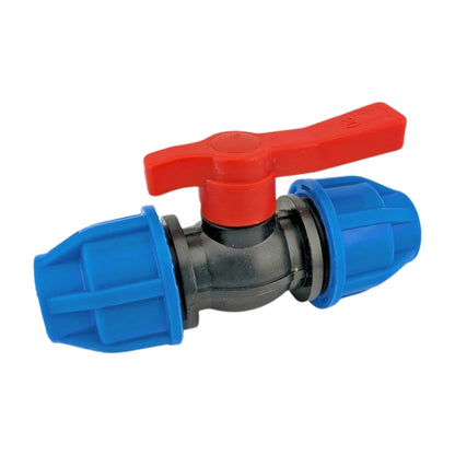 Stop Tap Valve 20mm PE Ball Valve Water Pipe Compression End Fitting