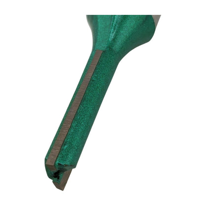 Tungsten Carbide Straight Router Bit, 2 Flute, 1/2" Shank, 6.3mm Dia, 25.4mm Cut