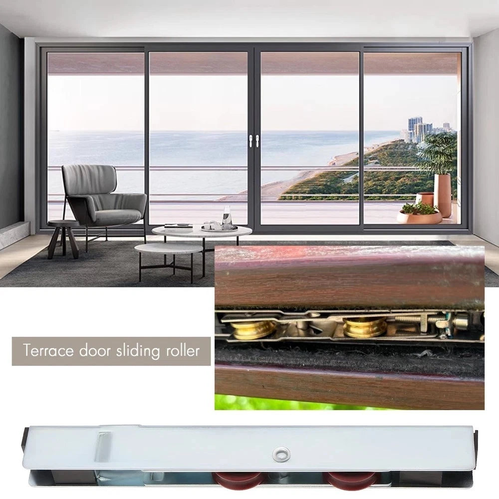 2pcs Sliding Patio Door Rollers Fits UPVC Timber Aluminium Door 160 x 12 x 20mm