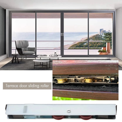 2pcs Sliding Patio Door Rollers Fits UPVC Timber Aluminium Door 160 x 12 x 20mm