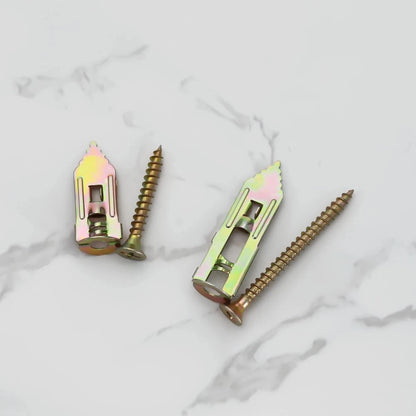 20 Sets Self-Drilling Anchors with Screws Set Drywall Anchor Expansion Dowels