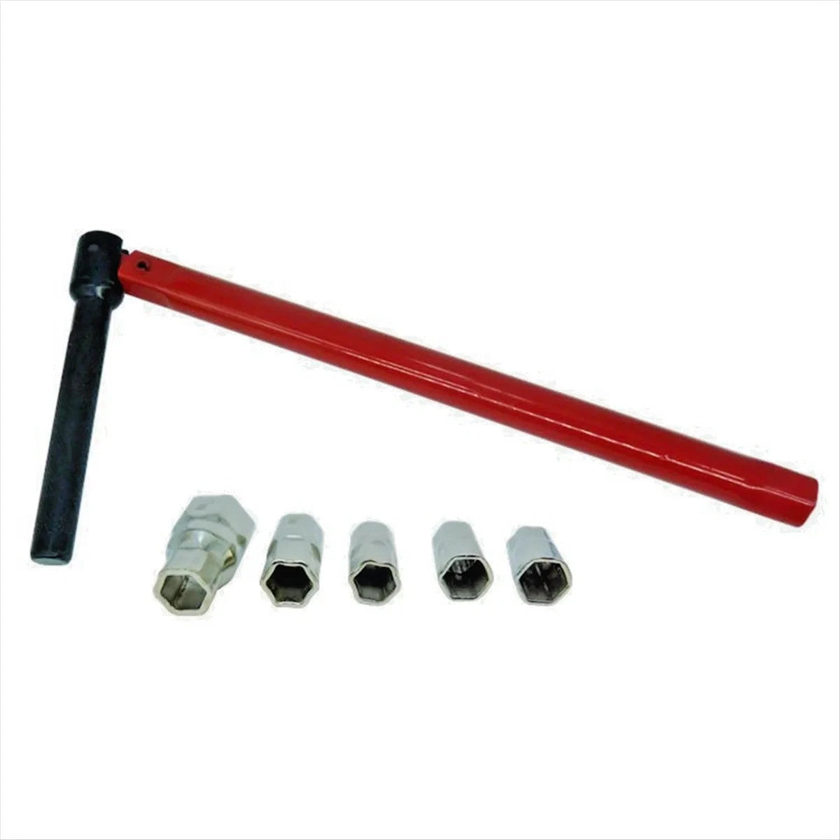 Adjustable Tap Spanner Set with 5pcs 8–12mm Box Nuts for Sink Basin Bath Plumber