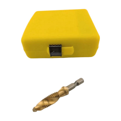13pcs Titanium Coated SAE/Metric Drill & Tap Bit Set with Quick Change Adapter