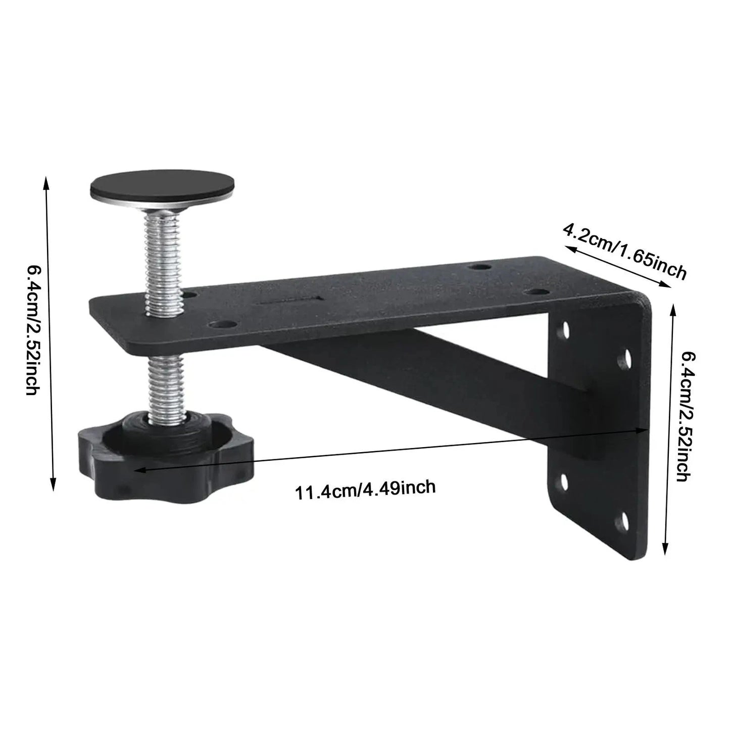4pcs Heavy Duty Adjustable Undermount Sink Support Brackets Kit with Fixings