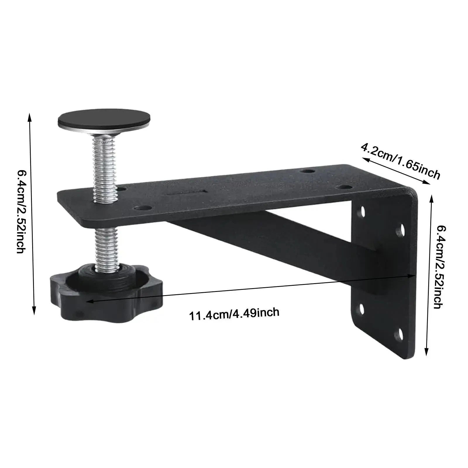 4pcs Heavy Duty Adjustable Undermount Sink Support Brackets Kit with Fixings