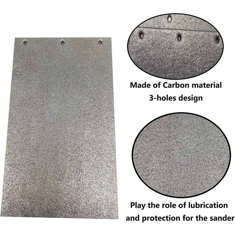 2pc Carbon Sander Backing Plate 172x110mm for Makita M9400B 9403 MT190 424057-1