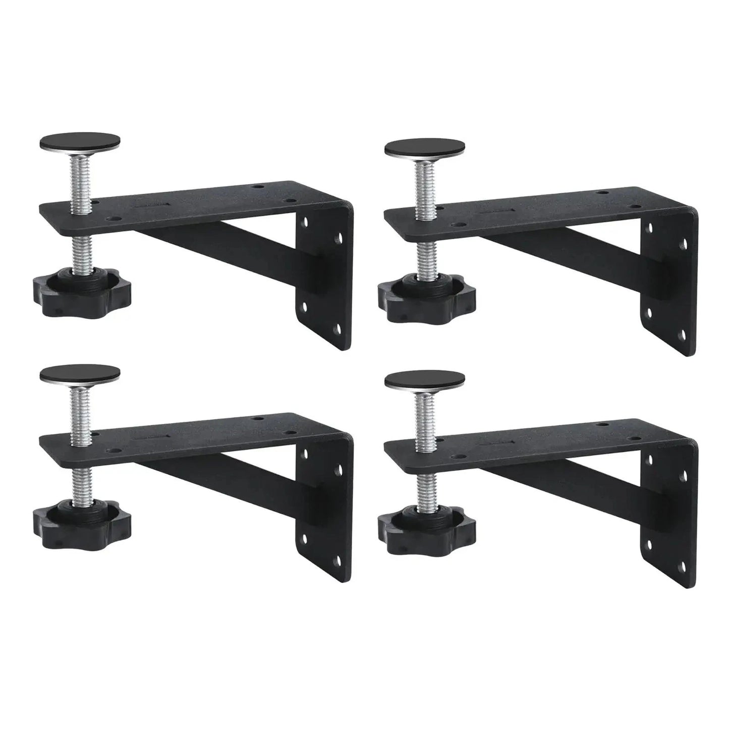 4pcs Heavy Duty Adjustable Undermount Sink Support Brackets Kit with Fixings