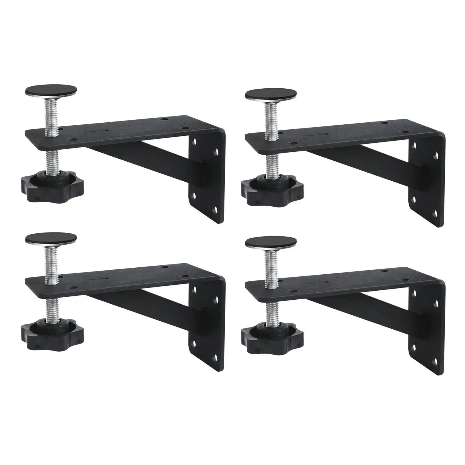 4pcs Heavy Duty Adjustable Undermount Sink Support Brackets Kit with Fixings