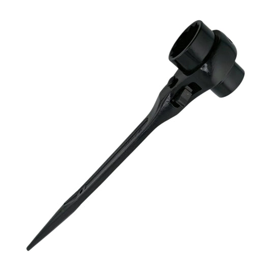 19 x 24mm Hexagon Scaffold Podger Ratchet Spanner Ratcheting Socket Wrench Tool