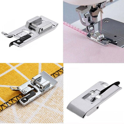 006907008 Low Shank Snap-On Presser Foot for Overlock and Overcast Sewing Machines - For Singer, Brother, Babylock, Euro-Pro, Janome, Kenmore, White, Juki, New Home, Simplicity, Elna - Model 7310BW