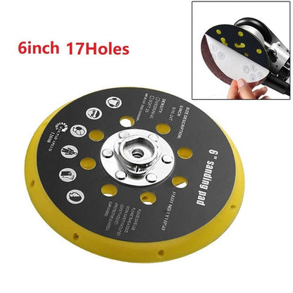 6" / 150mm 17 Hole Sander Polisher Backing Pad for RO1 ES150 ET2 BO6030 BO6040