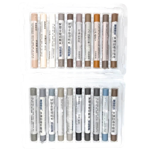 20pcs Wood Furniture & Floor Scratch Repair Wax Crayons Touch Up Sticks