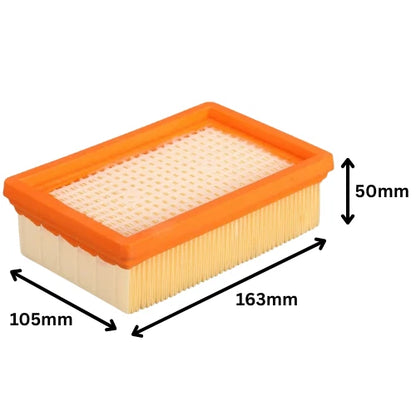 3pcs Filters for Kärcher WD4 WD5 WD6 MV4 MV5 MV6 Wet Dry Vacuum 2.863-005.0