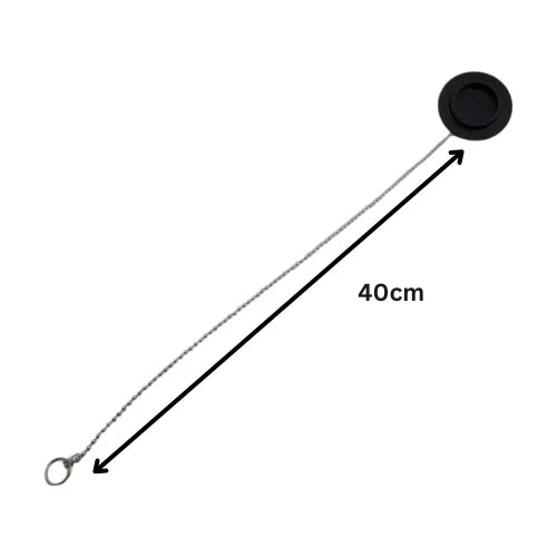 3pcs Drain Stopper 43mm Universal Bath Plug with Ball Chain and Hanging Ring