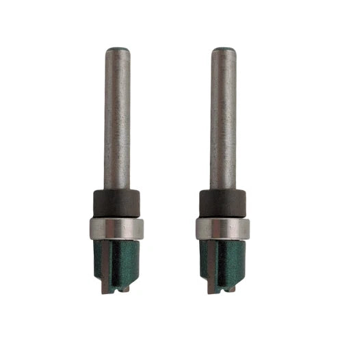 2pcs Flush Trim Pattern Router Bits 1/4" Shank, 1/2" Diameter, 11.9mm Cut Length