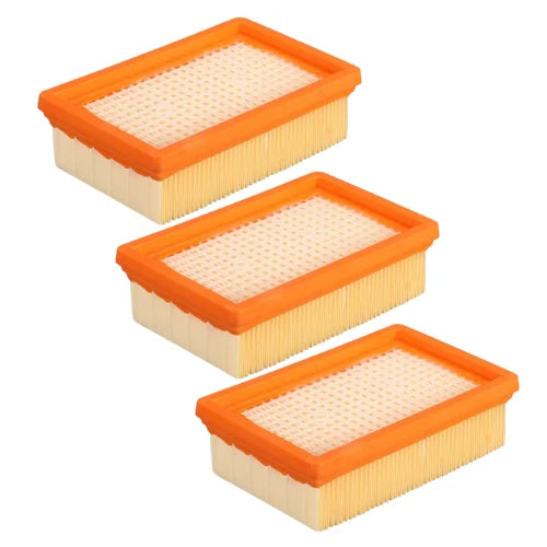 3pcs Filters for Kärcher WD4 WD5 WD6 MV4 MV5 MV6 Wet Dry Vacuum 2.863-005.0