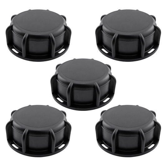 5 pack IBC tank blanking end caps S60X6, 60mm, plastic