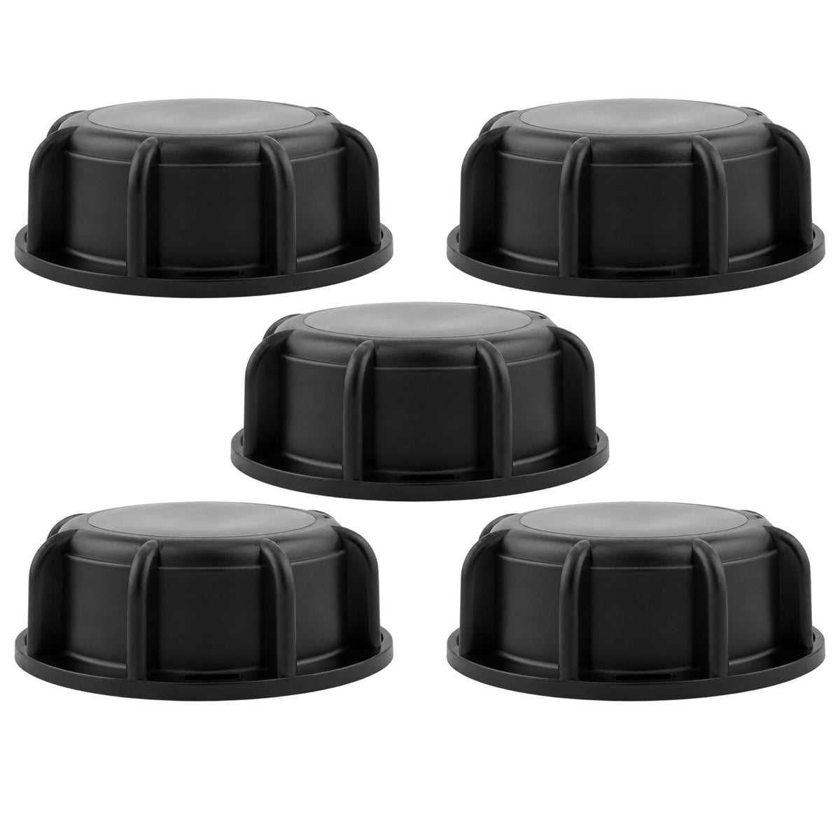 5 pack IBC tank blanking end caps S60X6, 60mm, plastic