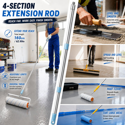 Spiked Roller Self Levelling Tools, Epoxy Floor Levelling Paint Construction Rollers, Scraper